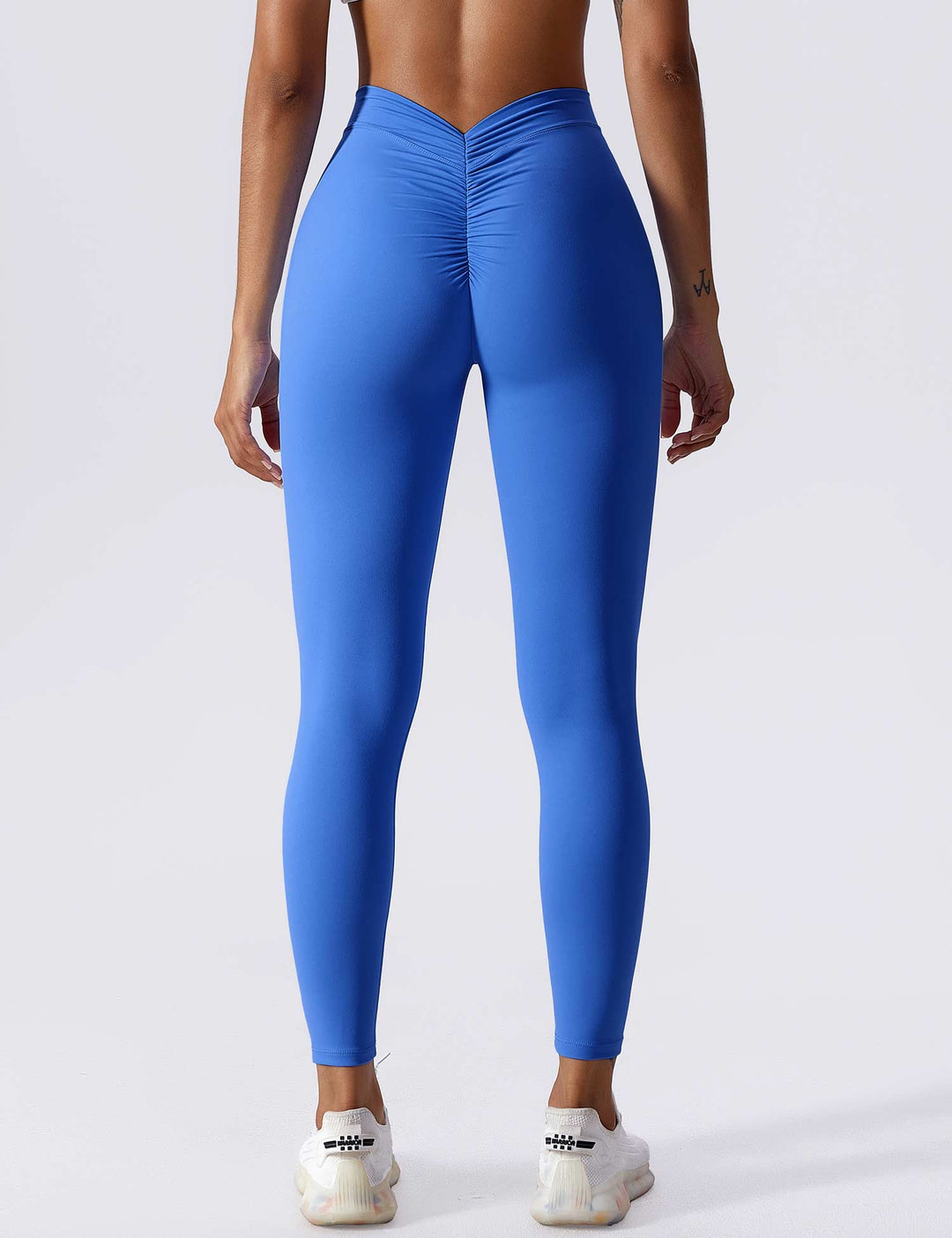 Elastyczne legginsy push up damskie wysoki stan fitness