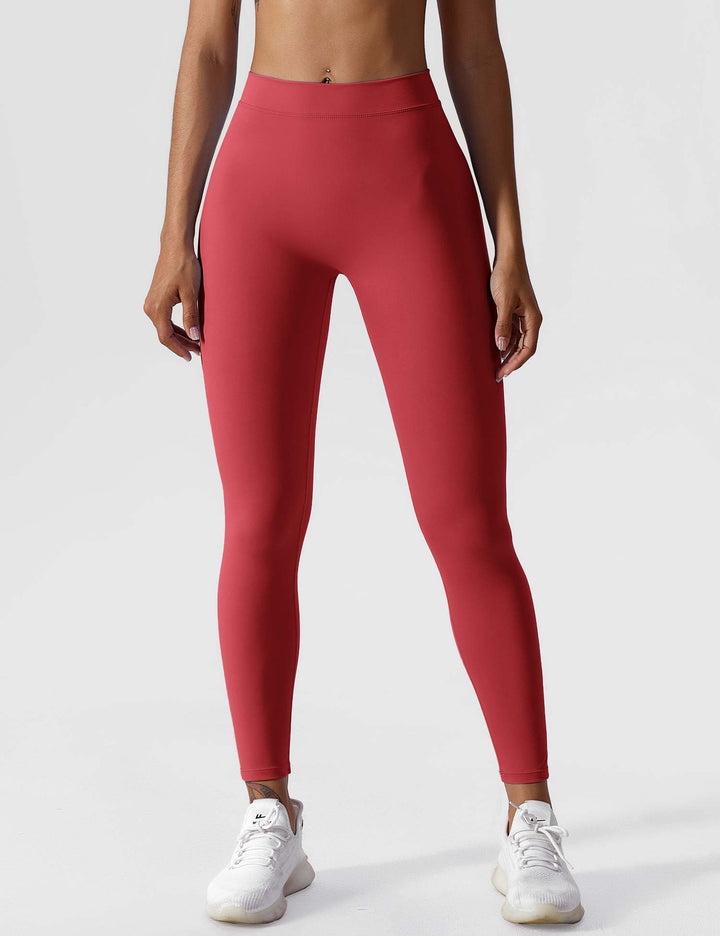 Elastyczne legginsy push up damskie wysoki stan fitness