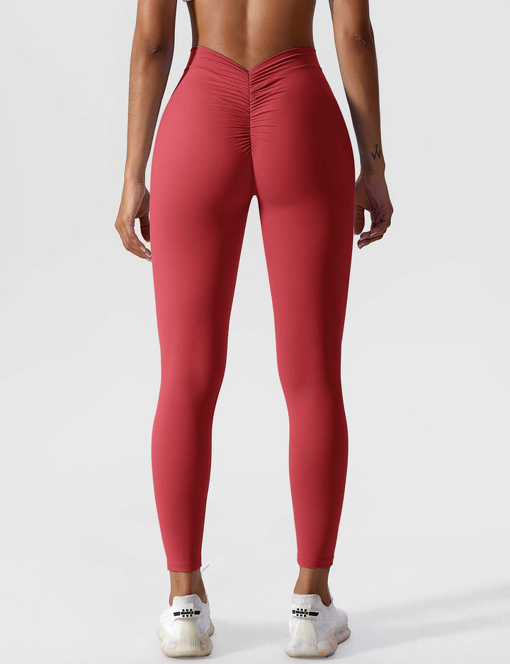 Elastyczne legginsy push up damskie wysoki stan fitness
