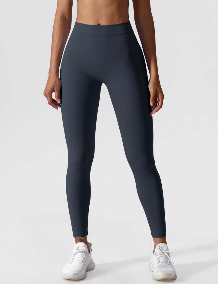 Elastyczne legginsy push up damskie wysoki stan fitness