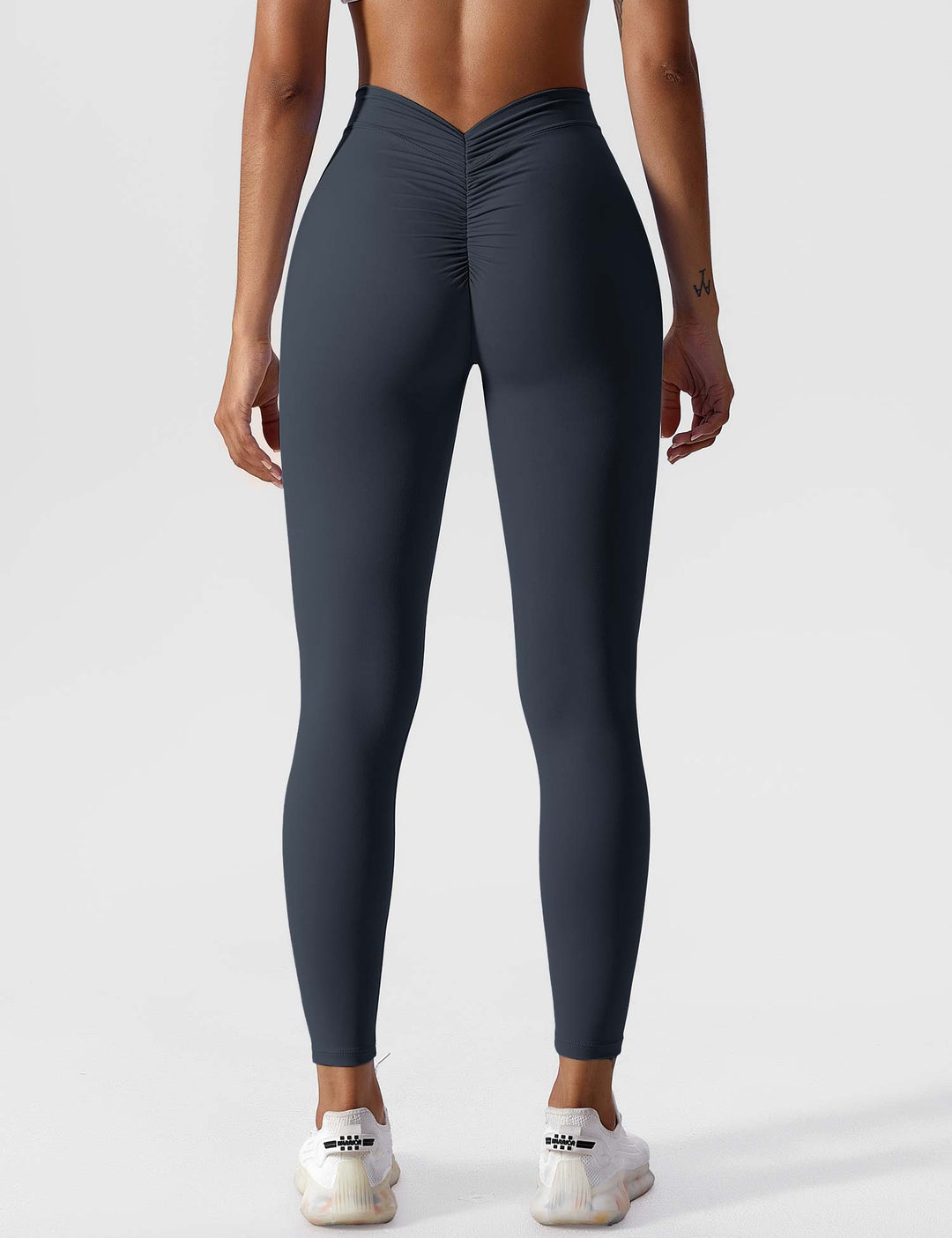 Elastyczne legginsy push up damskie wysoki stan fitness