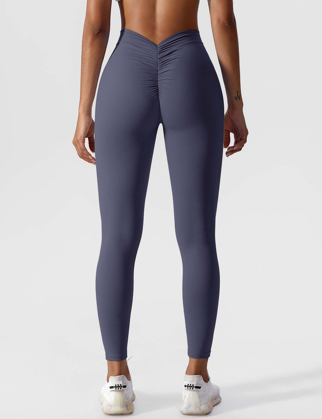 Elastyczne legginsy push up damskie wysoki stan fitness