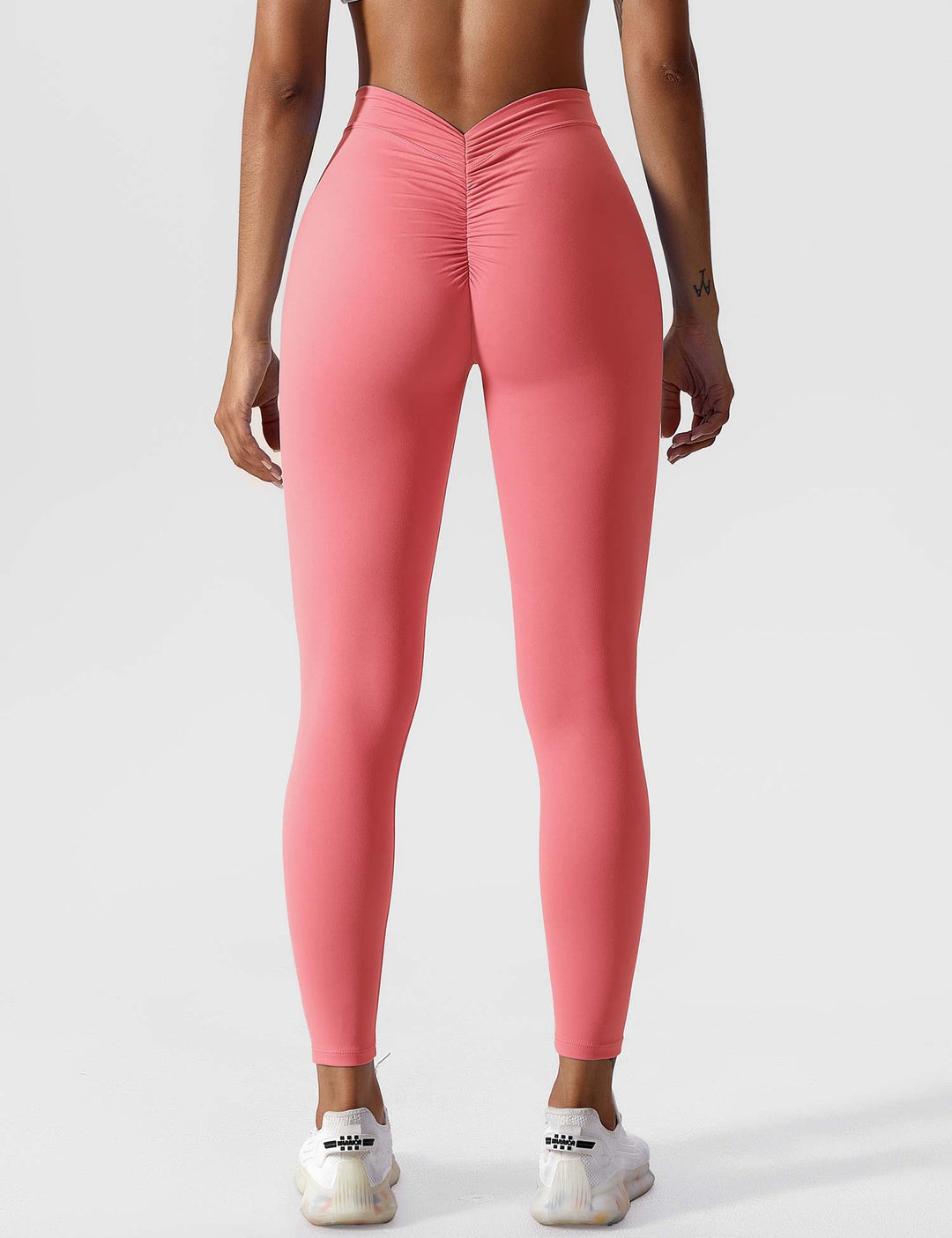 Elastyczne legginsy push up damskie wysoki stan fitness