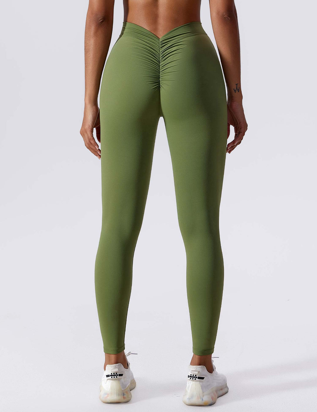 Elastyczne legginsy push up damskie wysoki stan fitness