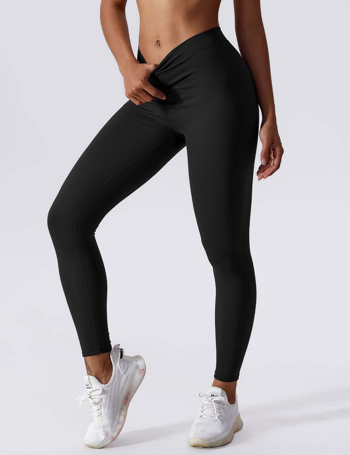 Elastyczne legginsy push up damskie wysoki stan fitness