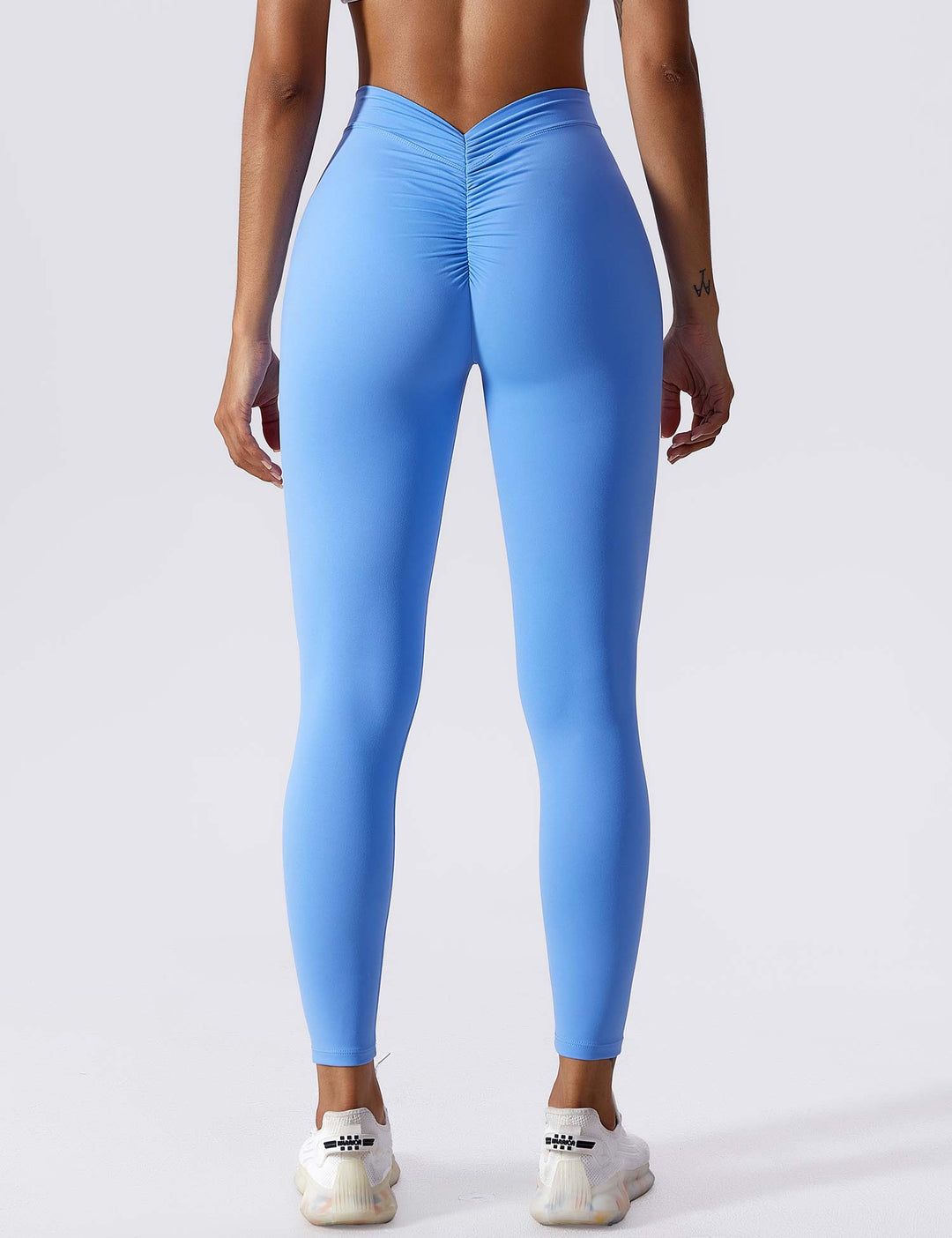 Elastyczne legginsy push up damskie wysoki stan fitness