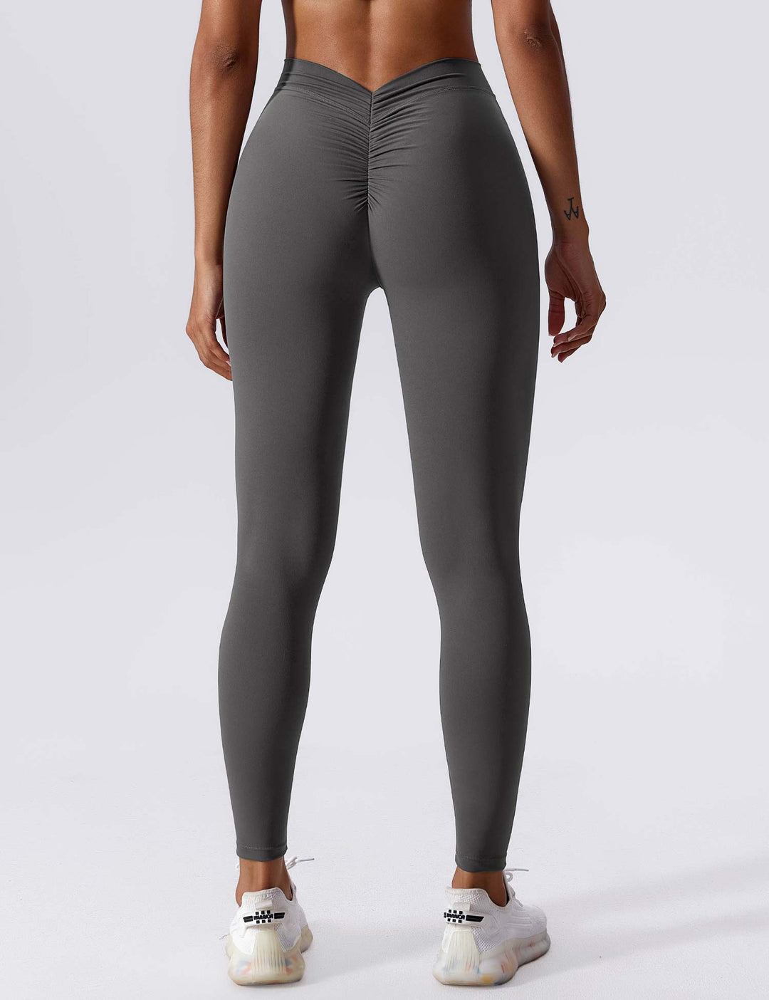 Elastyczne legginsy push up damskie wysoki stan fitness