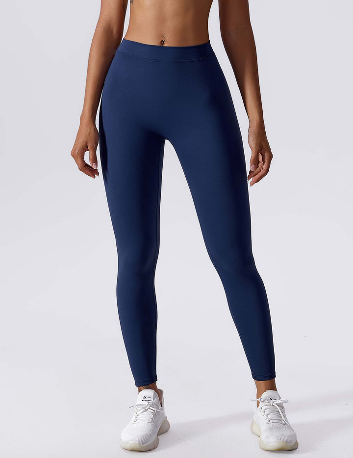 Elastyczne legginsy push up damskie wysoki stan fitness