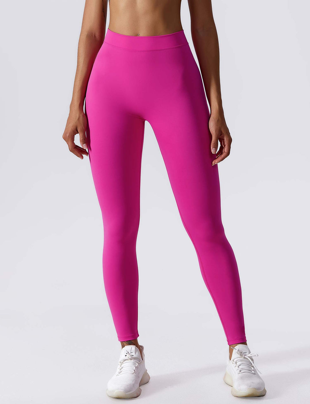 Elastyczne legginsy push up damskie wysoki stan fitness