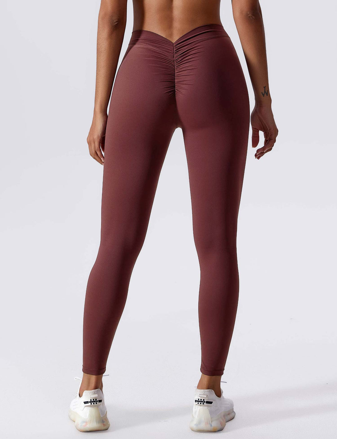 Elastyczne legginsy push up damskie wysoki stan fitness