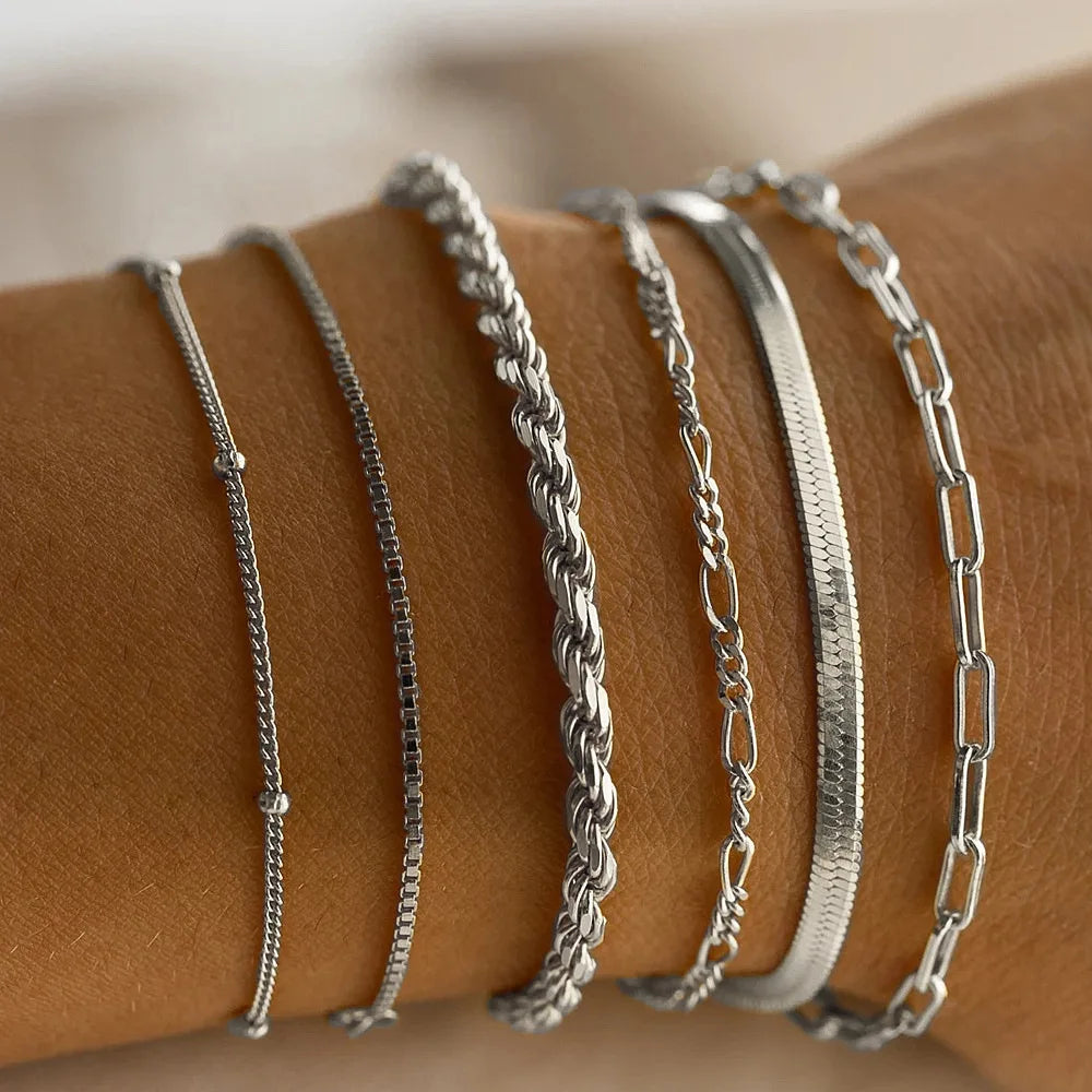 Zestaw 6 Stylowych Bracelets – Amélie
