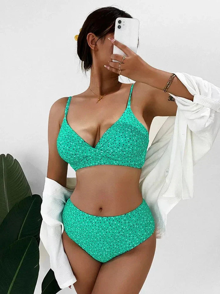 Zestaw bikini z wysokim stanem – Eliva