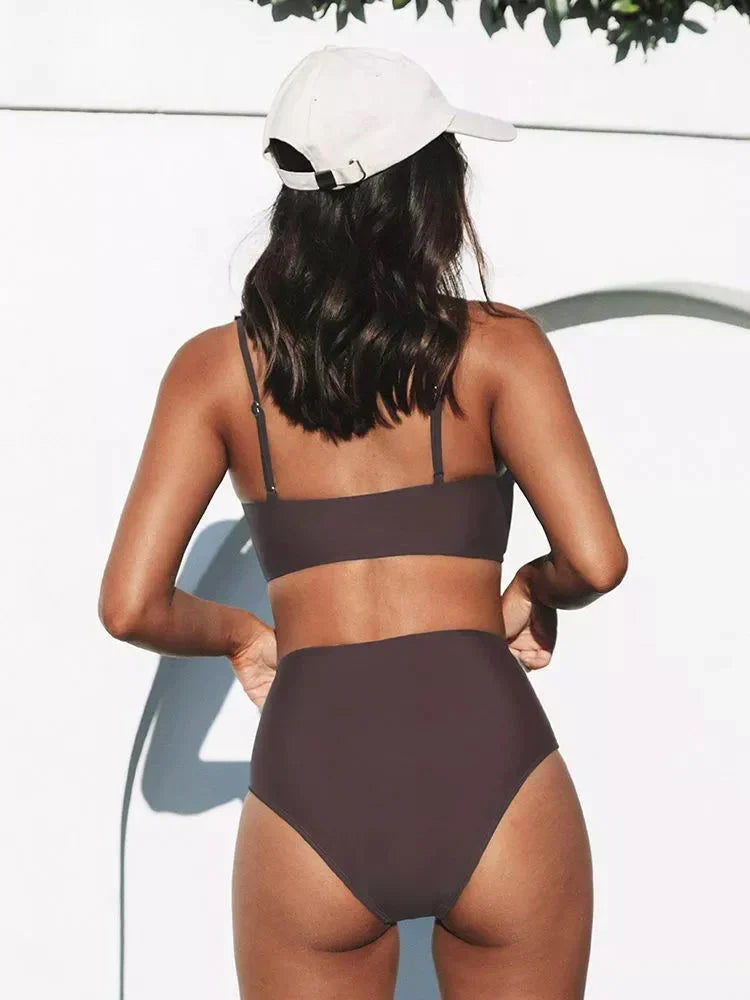 Zestaw bikini z wysokim stanem – Eliva