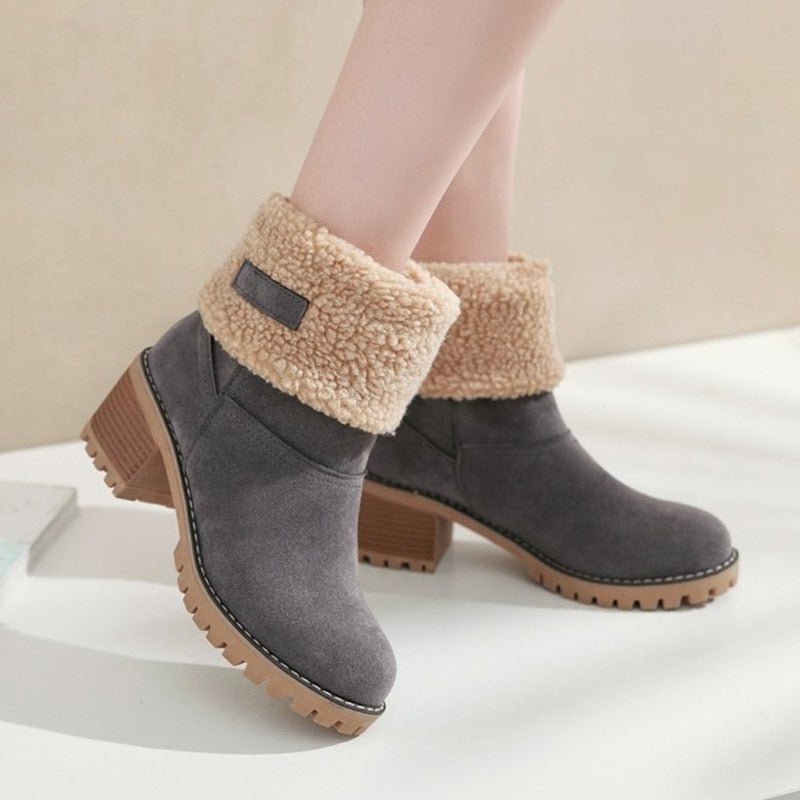 Zimowe buty z obcasem - Sophia Winterboots