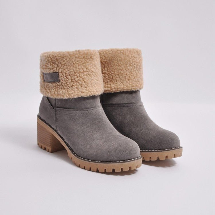 Zimowe buty z obcasem - Sophia Winterboots